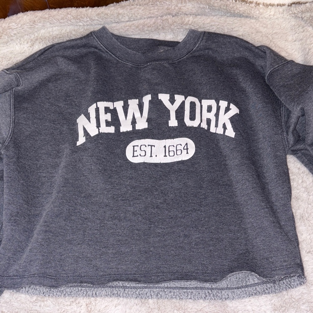 Gray New York Women’s Crewneck